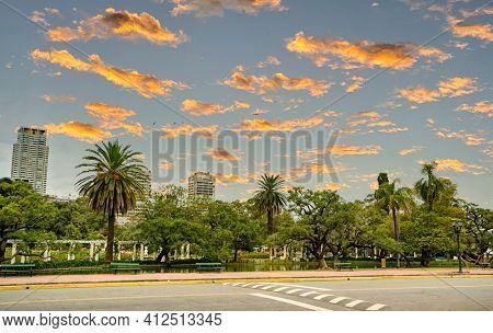 Rosedal park in Buenos Aires Argentina