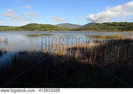 View Of Baratz Lake, Sassari, Nurra, Sardinia