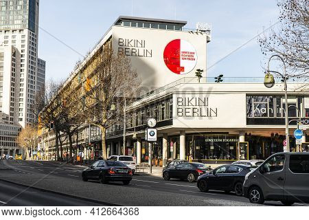 Bikini Berlin Building At Breidscheitplatz Square - Berlin, Germany - March 11, 2021