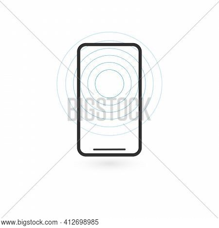 Wireless Charging Phones. Wireless Charging Phones Outline. Wireless Battery Charge. Outline Icon Po