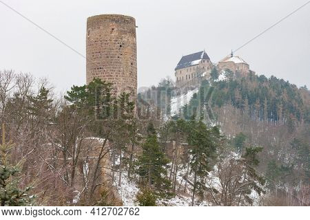Tocnik and Zebrak two medieval castles in Czech Republic