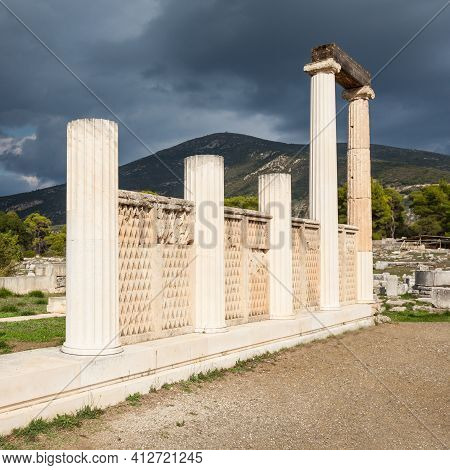 Abaton Of Epidaurus, Greece