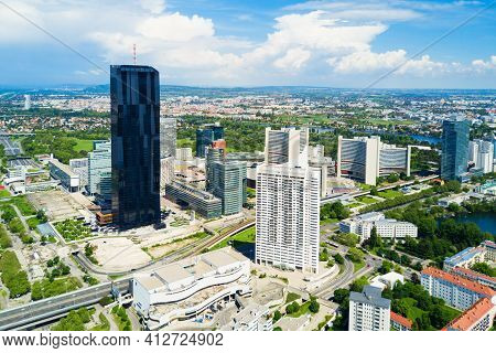 Danube District Aerial, Vienna