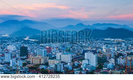 Nha Trang Skyline Aerial View