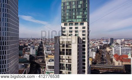Famous Waldorf Astoria Hotel Berlin - Berlin, Germany - March 11, 2021