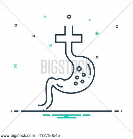 Mix Icon For Gastroenterology Gastrointestinal Gastro Endoscopy