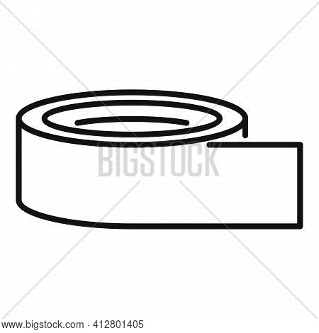 Office Tape Icon. Outline Office Tape Vector Icon For Web Design Isolated On White Background