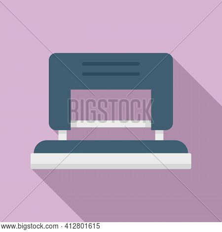School Hole Puncher Icon. Flat Illustration Of School Hole Puncher Vector Icon For Web Design