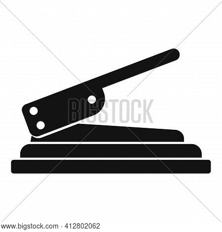 Craft Hole Puncher Icon. Simple Illustration Of Craft Hole Puncher Vector Icon For Web Design Isolat