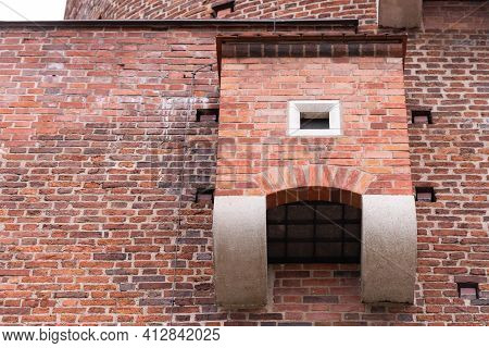 Medieval Toilets In The Castle. Krakow Toilets On The Walls Of The Royal Castle
