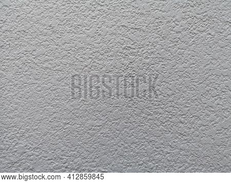 Rough Texture Abstract Grunge And Scratched Technique Paint Grey Color Concrete Wall, Cement Smooth 