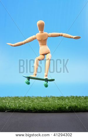 Foto Dummy Skate skok