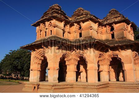 Lotus Mahal in Hampi, India.