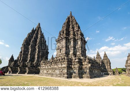 Prambanan Or Rara Jonggrang Is A 9th-century Hindu Temple Compound In Special Region Of Yogyakarta, 
