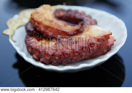 Grilled Octopus, Octopus, Sun Dried Octopus, Tentacles, Charcoal Grilled, Seafood, Greek Food, Tradi