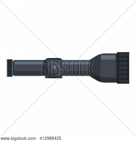 Telescopic Sight Crodd Icon. Cartoon Of Telescopic Sight Crodd Vector Icon For Web Design Isolated O