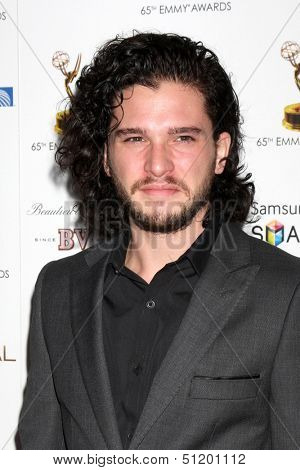 LOS ANGELES - SEP 20:  Kit Harington at the Emmys Performers Nominee Reception at  Pacific Design Center on September 20, 2013 in West Hollywood, CA