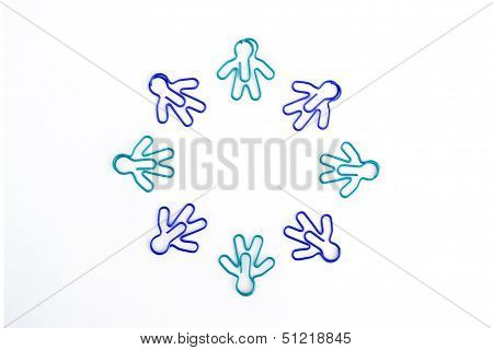 Paper clip people