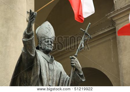 Statue Of Pope John Paul Ii