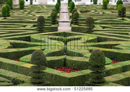 Villandry chateau and its garden, Loire Valley