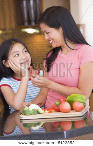 แม่เสนอลูกสาว A ชิ้นพริกสดสับ