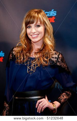 NEW YORK-SEP 17: Singer Cami Bradley attends the pre-show red carpet for NBC's 