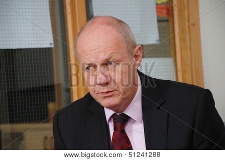 TENTERDEN, ENGLAND - SEPTEMBER 17: Rt.Hon. Damian Green, Minister of State for Police and Criminal Justice and Conservative MP, attends a constituency meeting on September 17, 2013 in Tenterden, Kent.