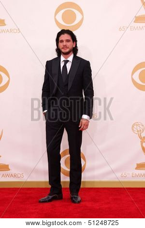 LOS ANGELES - SEP 22:  Kit Harington at the  at Nokia Theater on September 22, 2013 in Los Angeles, CA