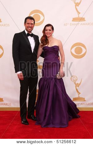 LOS ANGELES - SEP 22:  Alexis Denisof, Alyson Hannigan at the  at Nokia Theater on September 22, 2013 in Los Angeles, CA