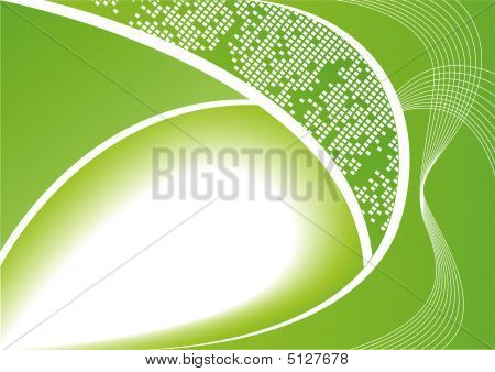 Vector abstract digital grün hintergrund