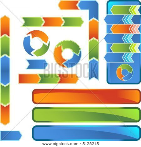 Chevron Menu Set
