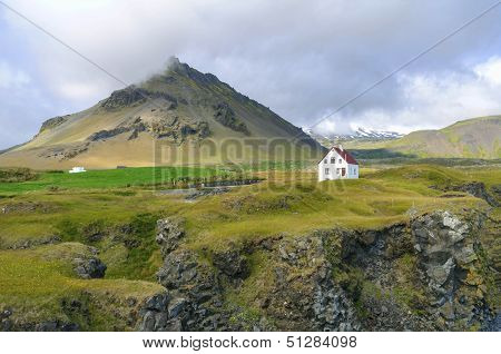 Stapafell Mountain In Snaefellsnes Peninsula, Iceland