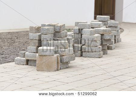 Heap Of Paving Stone