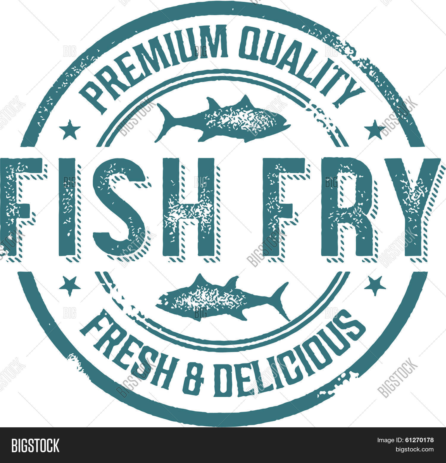 Vintage Fish Fry Menu Vector & Photo (Free Trial) Bigstock