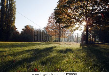 Hermosa mañana de otoño