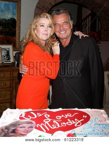 LOS ANGELES - MAR 4:  Melody Thomas Scott, Ray Wise at the Melody Thomas Scott Celebrates 35 Years at the 