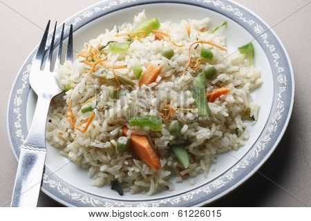 Vegetable Biryani - A popular Indian veg dish