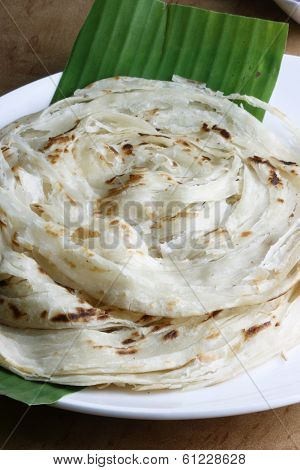 Kerala Paratha - a layered flatbread from Kerala