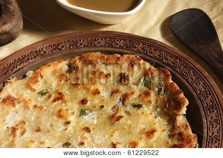 Thick flatbread/Chapati from India