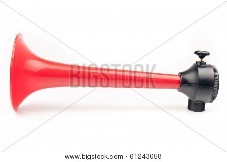 Vehicle horn isolated on white background