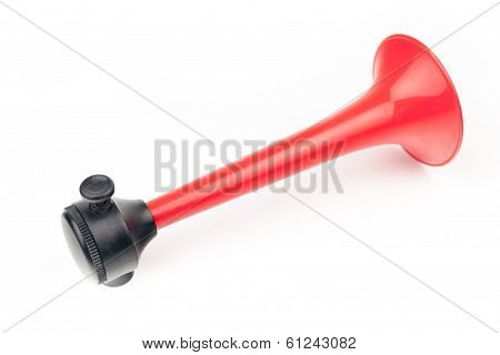 Vehicle horn isolated on white background