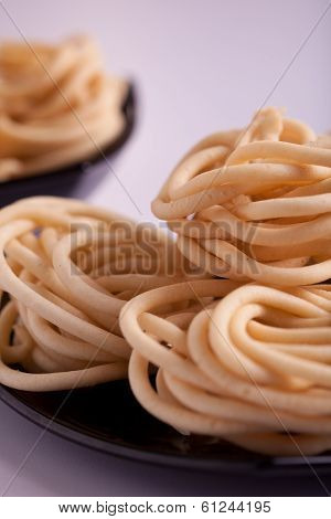 Murukku is a savoury snack from India