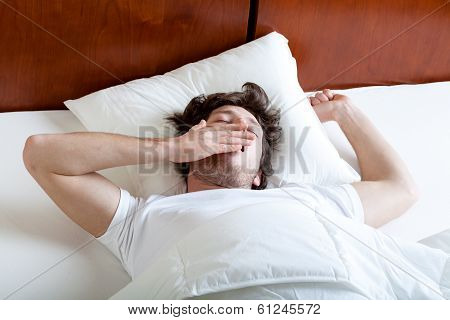 Yawning Man In The Morning
