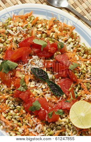 Moong Dal gajjar chaat from India