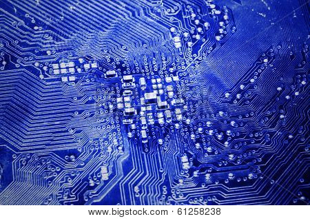 Close Up Print Circuit Board