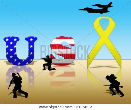 Yellow Ribbon voor USA