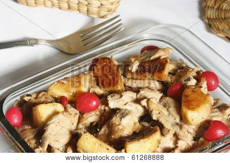 Meat Stew with Apples & Dry Fruits