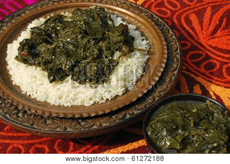 Haak Kashmir spinach from India