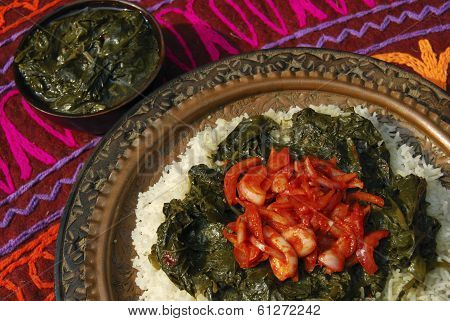 Haak Kashmir spinach from India