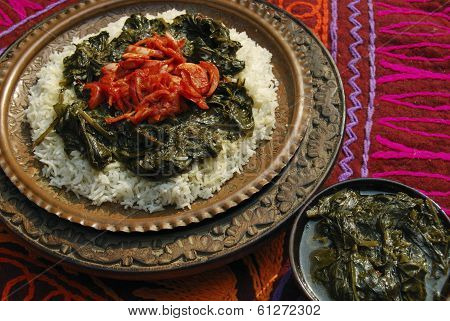 Haak Kashmir spinach from India